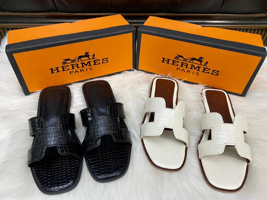 Hermes Oran Snake Sandal