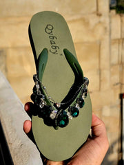 Baby Stone Embelished Sia Sandals