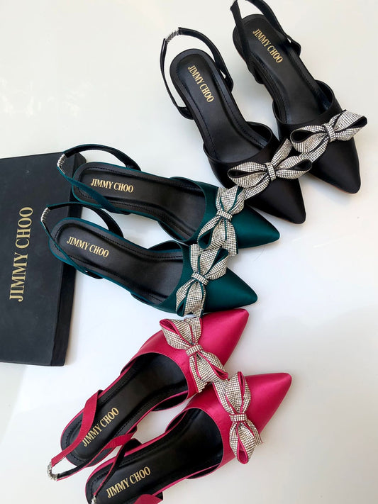 Jimmy Choo Opulent Oasis Pointed Mules