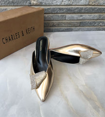 Charles & Keith Cross Bowed Mules