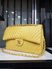 Chanel Chevron Classic Flap Bag