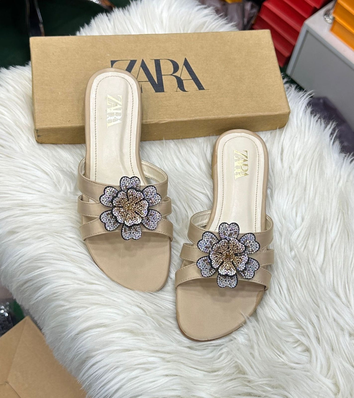 Zara Flowers Sandals