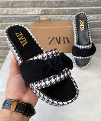 Zara Zebra Wedges