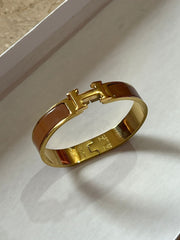 Hermes Gold Bangle