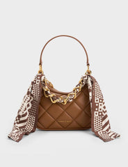 Charles & Keith Quilted Shoulder Bag