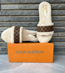 Louis Vuitton Fur Winter Slides