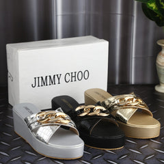 Jimmy Choo Cross Wedges