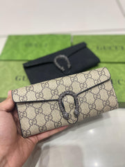 Premium Quality Gucci GG Dionysus Clutch Long Wallet