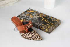 Christian Dior Leopard Print Heel