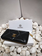 Chanel Logo Crafted Wallet