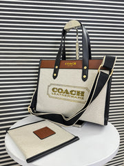 Coach Leather Crafted Signature Handbag