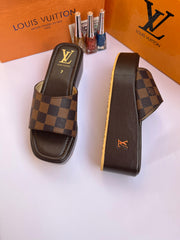 Louis Vuitton Leather Crafted Wedges