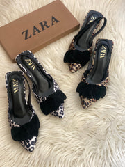 Zara Cheetah Print Heel