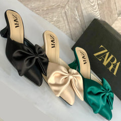 Zara Big Bow heel