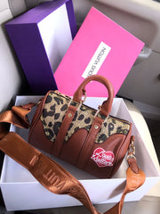 Louis Vuitton Leopard Duffle Bag