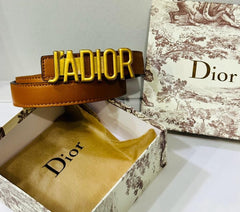 Dior Leather Belt Women