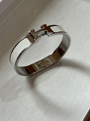 Hermes Silver Bangle