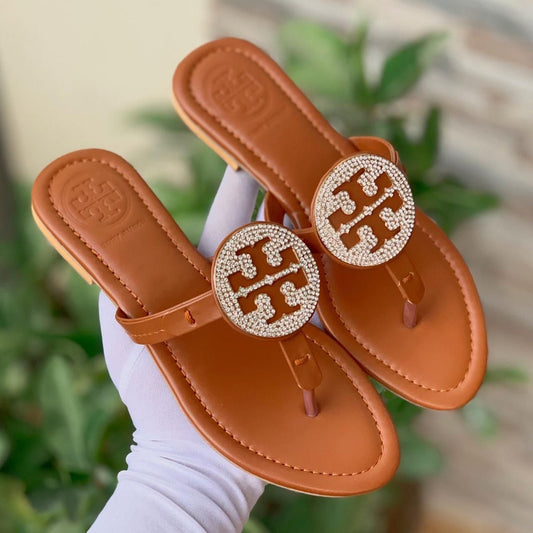 Tory Burch Diamond Crafted Sandal