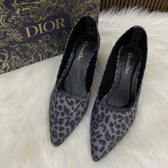 Dior Couture Sculpted Suede Pumps