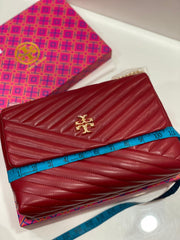 TORY BURCH-KIRA CHEVRON CONVERTIBLE BAG