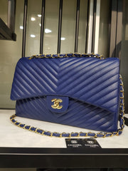 Chanel Chevron Classic Flap Bag