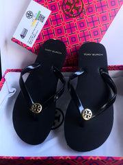 Tory Burch Black Flip Flops