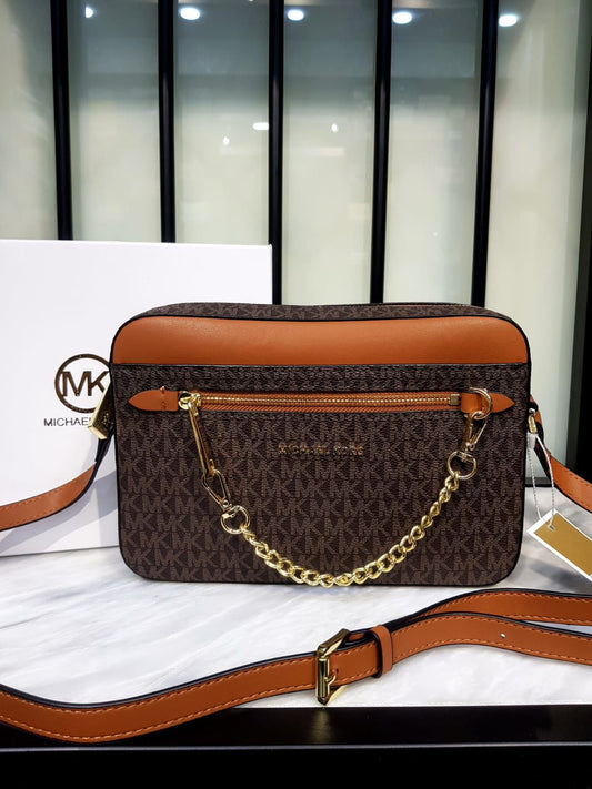 Michael Kors Jet Set Large Logo Crossbody Bag