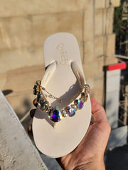 Baby Stone Embelished Sia Sandals