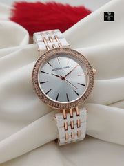 Michael Kors Diamond Gold Plated Watch