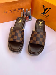 Louis Vuitton Leather Crafted Wedges