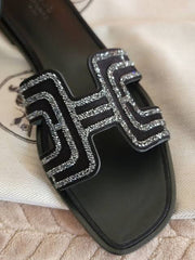 Hermes Diamond Oran Sandal