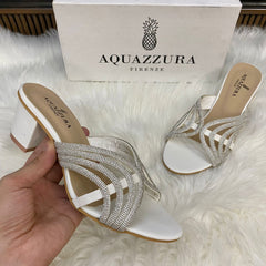 Aquazzura Shiny Block Heel