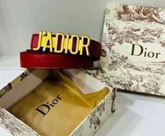 Dior Leather Belt Women