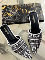 Christian Dior Toed Mules