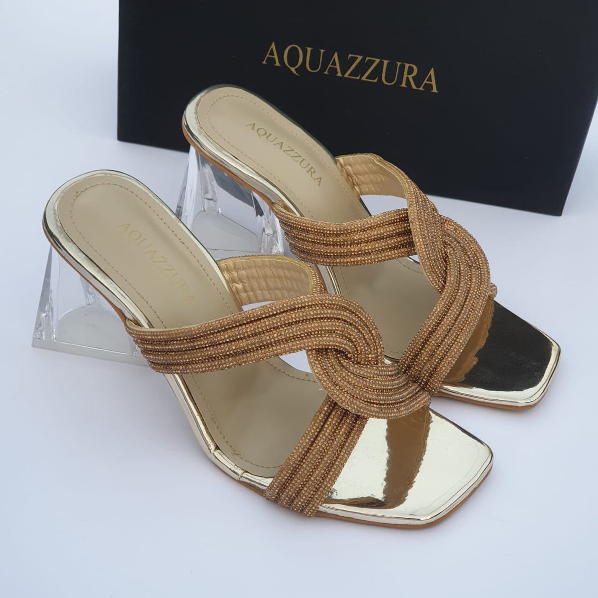 Aqua Comfortable Heels