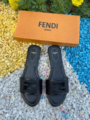 Fendi Leather Crafted Sandals