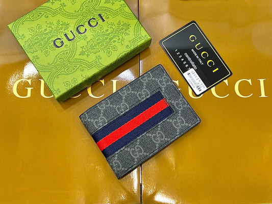 Gucci Leather Crafted Black Wallet