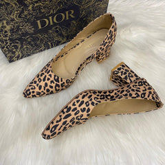 Dior Couture Sculpted Suede Pumps