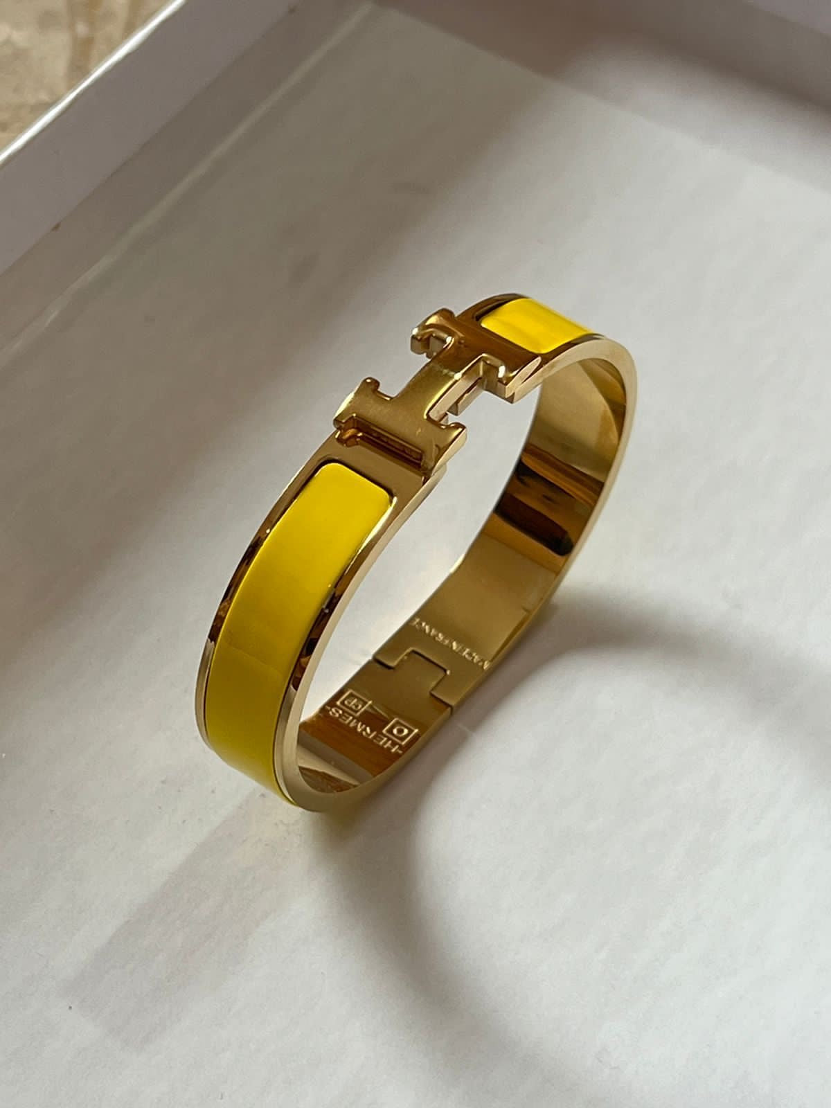 Hermes Gold Bangle