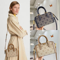 Tory Burch Mini Logo Duffle Bag