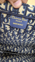 Christian Dior Embroidered Tote Bag