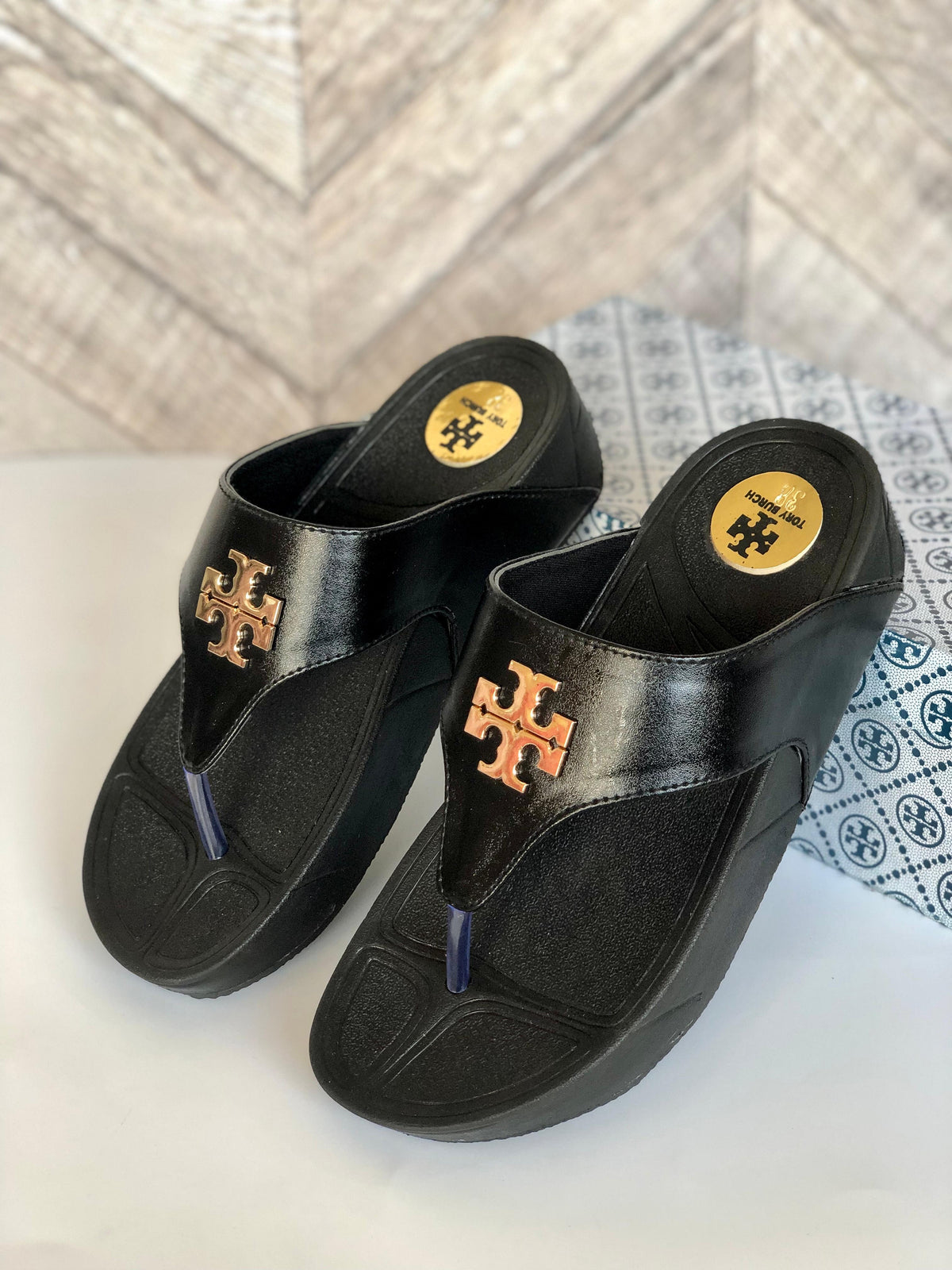 Tory Burch T Crafted Wedges