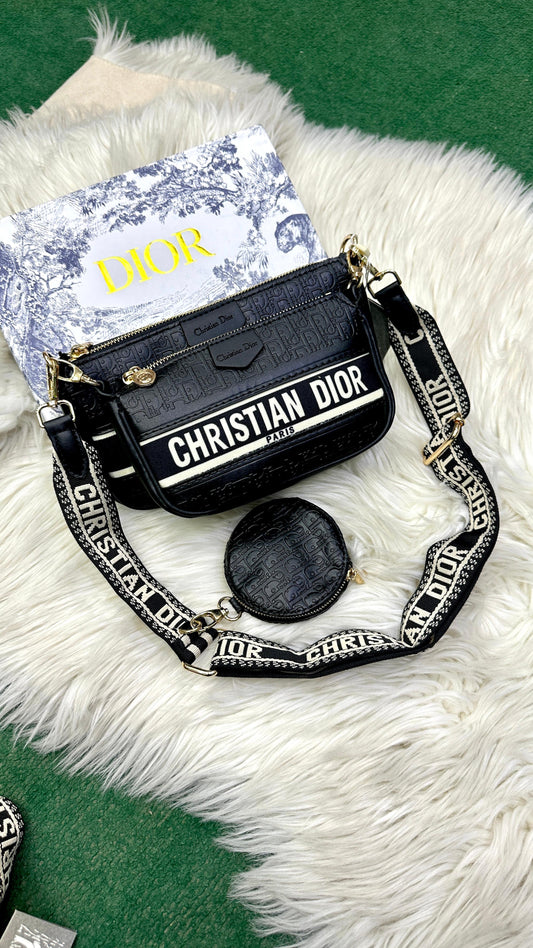 Christian Dior 3 pc Pouchette