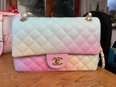 Channel Coco Rainbow Shoulder Bag