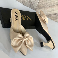 Zara Big Bow heel