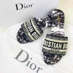 Christian Dior Dway Canvas Crafted Sandal