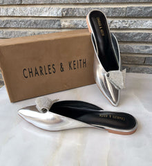 Charles & Keith Cross Bowed Mules