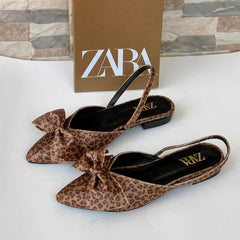 Zara Leopard Mules