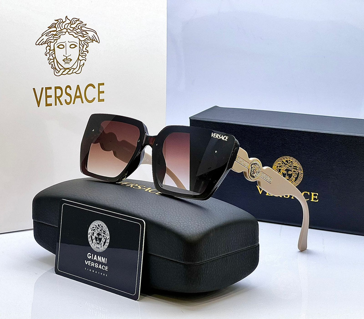 Versace Logo Crafted Glasses