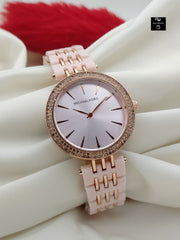 Michael Kors Diamond Gold Plated Watch